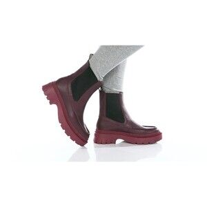 (F2)Coach Joey Bootie Leather Women’s DARK CRANBERRY,Size 9.5 B/40 MSRP: $275.00